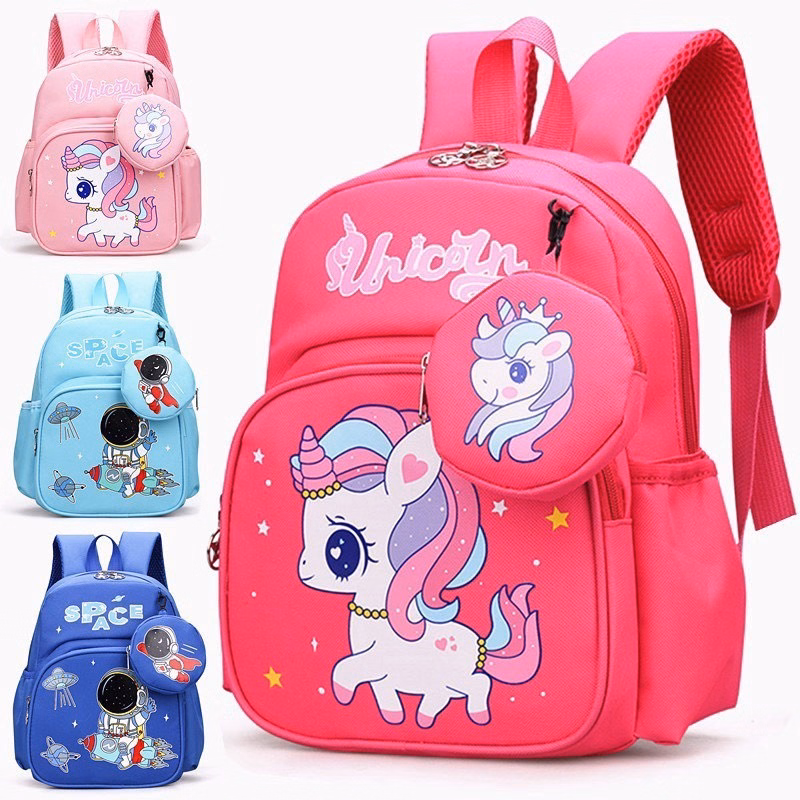 Balo Tặng Kèm Ví Nhỏ Cho Bé Mầm Non, Mẫu Giáo Đi Học Siêu Nhẹ Họa Tiết Dễ Thương 760 - Larita Fashion - Ảnh 12