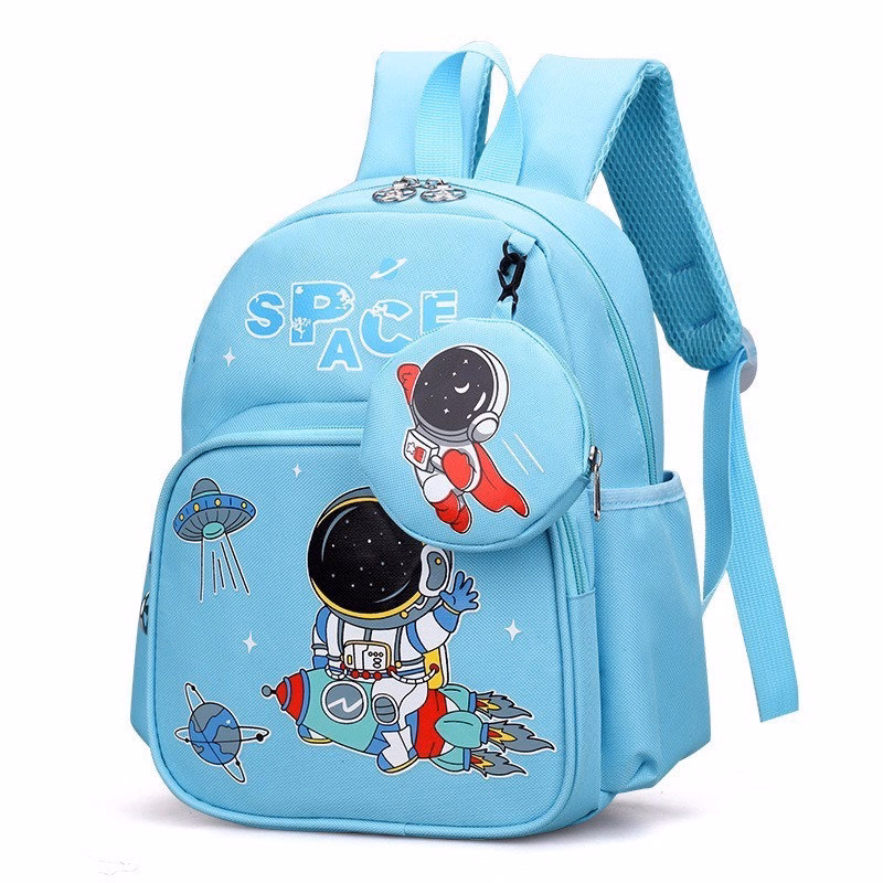 Balo Tặng Kèm Ví Nhỏ Cho Bé Mầm Non, Mẫu Giáo Đi Học Siêu Nhẹ Họa Tiết Dễ Thương 760 - Larita Fashion - Ảnh 11