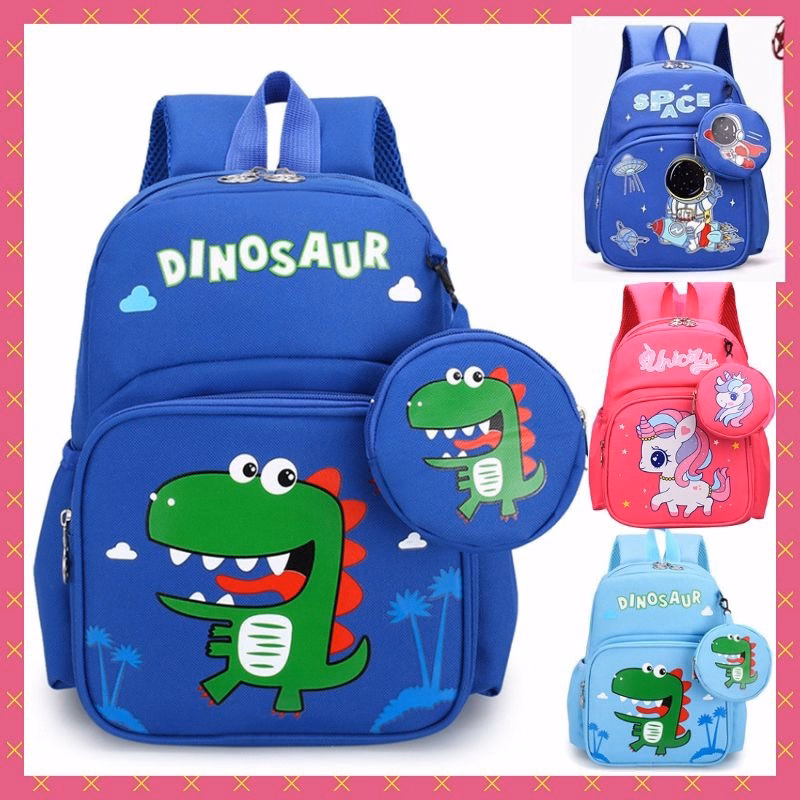 Balo Tặng Kèm Ví Nhỏ Cho Bé Mầm Non, Mẫu Giáo Đi Học Siêu Nhẹ Họa Tiết Dễ Thương 760 - Larita Fashion - Ảnh 2