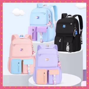 Balo Ulzzang Hàn Quốc Tặng Kèm Móc Khóa Con Ngựa Dễ Thương Thời Trang 759 - Larita Fashion