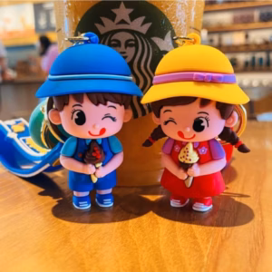 Móc Khóa Cặp Đôi Tình Yêu Siêu Cute, Móc Khóa Đôi Adorable Phụ Kiên Túi Xách, Balo Đáng Yêu - Dmastore