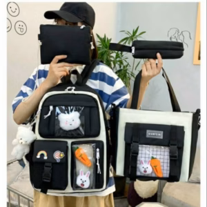 Set 4 Món Balo, Túi Thời Trang Đi Học Giá Rẻ 3 Hộp - Su Clothing