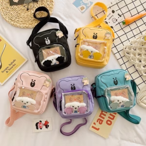 Túi Chéo Phối Mica Hình Gấu Dễ Thương Tc13 - Be Yourself