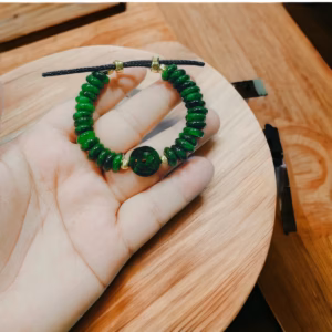 Vòng Tay Xu Kim Tiền Điếu Cẩm Thạch Sơn Thủy Thiên Nhiên - Thắng Giang