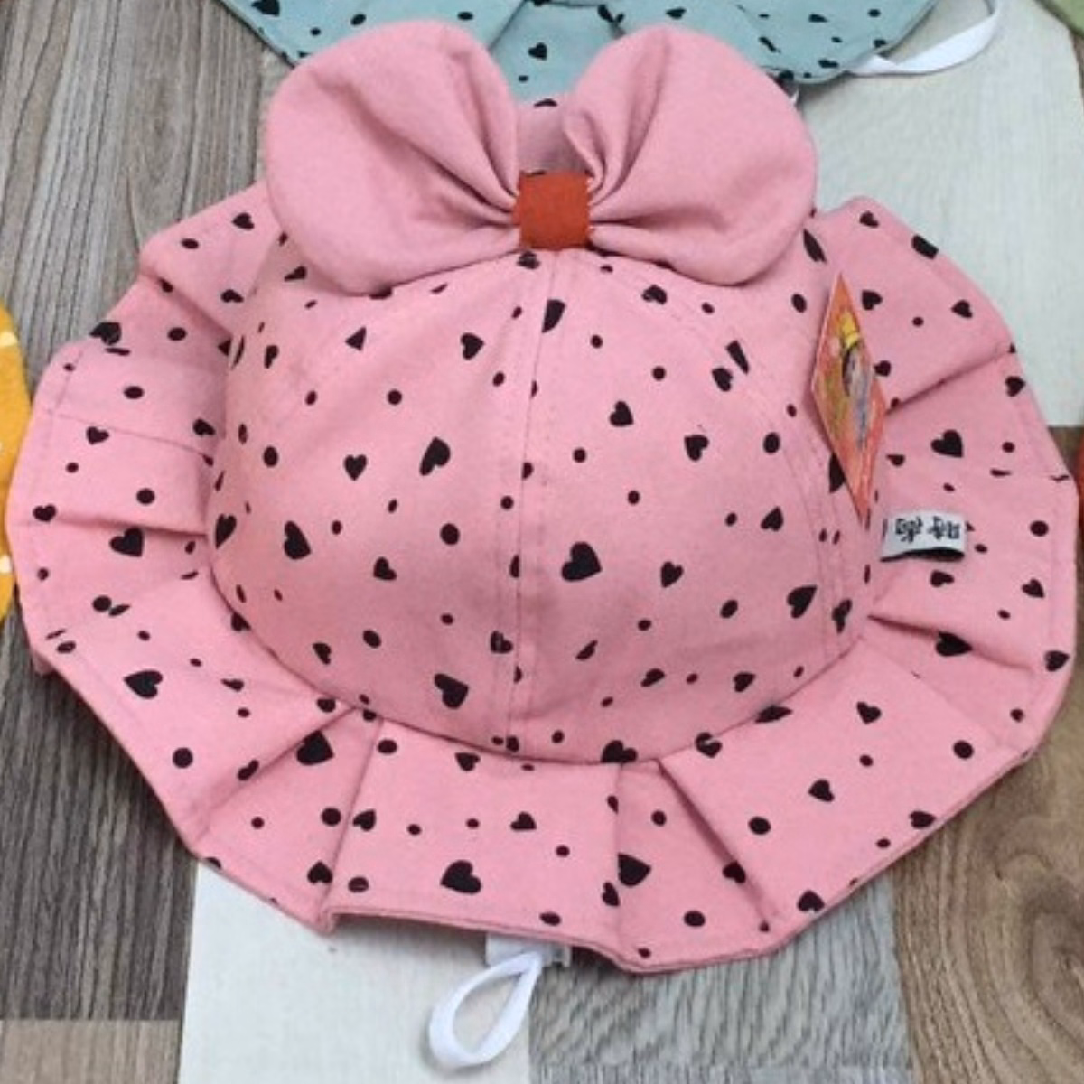 Nón Tai Bèo Họa Tiết Gà Con, Mũ Vải Đính Nơ Cho Bé 3 Đến 10 Tuổi - Shop Mẹ Bống - Ảnh 9