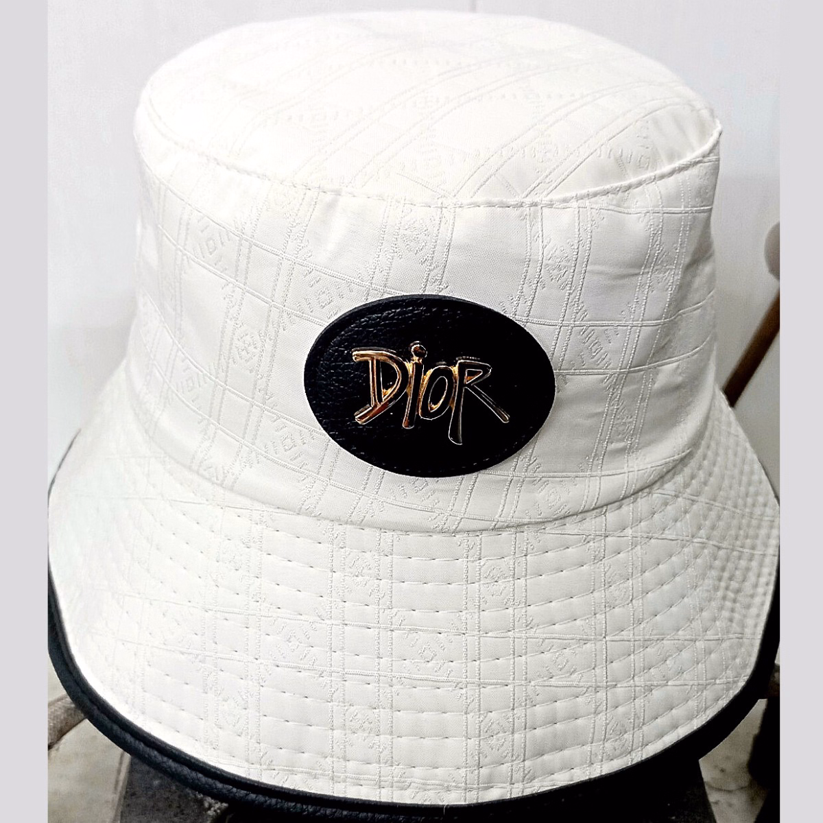 Mũ Bucket, Nón Tai Bèo Vải Kaki Thời Trang Nam Nữ Họa Tiết Logo Dior - Shop Mẹ Bống - Ảnh 3