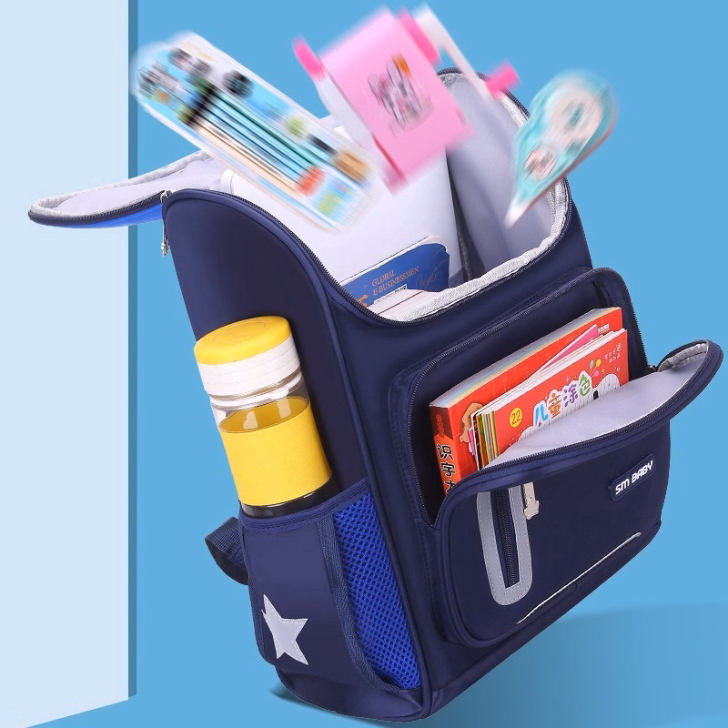 Balo Gấu Chống Gù, Chống Nước Dạ Quang Cho Bé Siêu Nhẹ Loại 1 To Đẹp Pp262 - Pipi Store - Ảnh 6