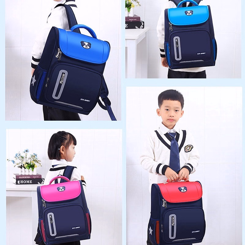 Balo Gấu Chống Gù, Chống Nước Dạ Quang Cho Bé Siêu Nhẹ Loại 1 To Đẹp Pp262 - Pipi Store - Ảnh 10