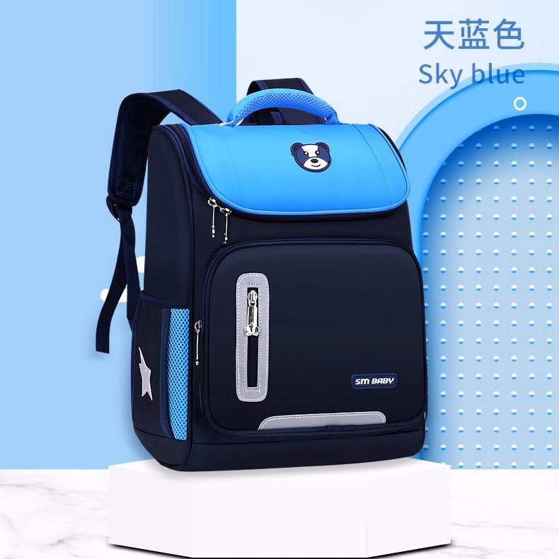 Balo Gấu Chống Gù, Chống Nước Dạ Quang Cho Bé Siêu Nhẹ Loại 1 To Đẹp Pp262 - Pipi Store - Ảnh 16