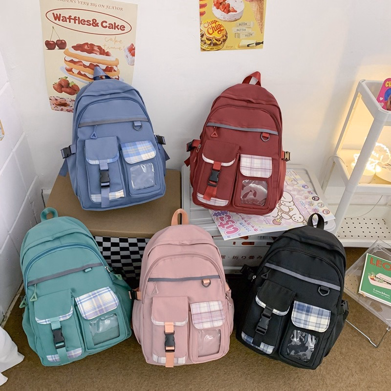 Balo Đi Học Thiết Kế Đơn Giản Nhiều Ngăn 761 - Larita Fashion