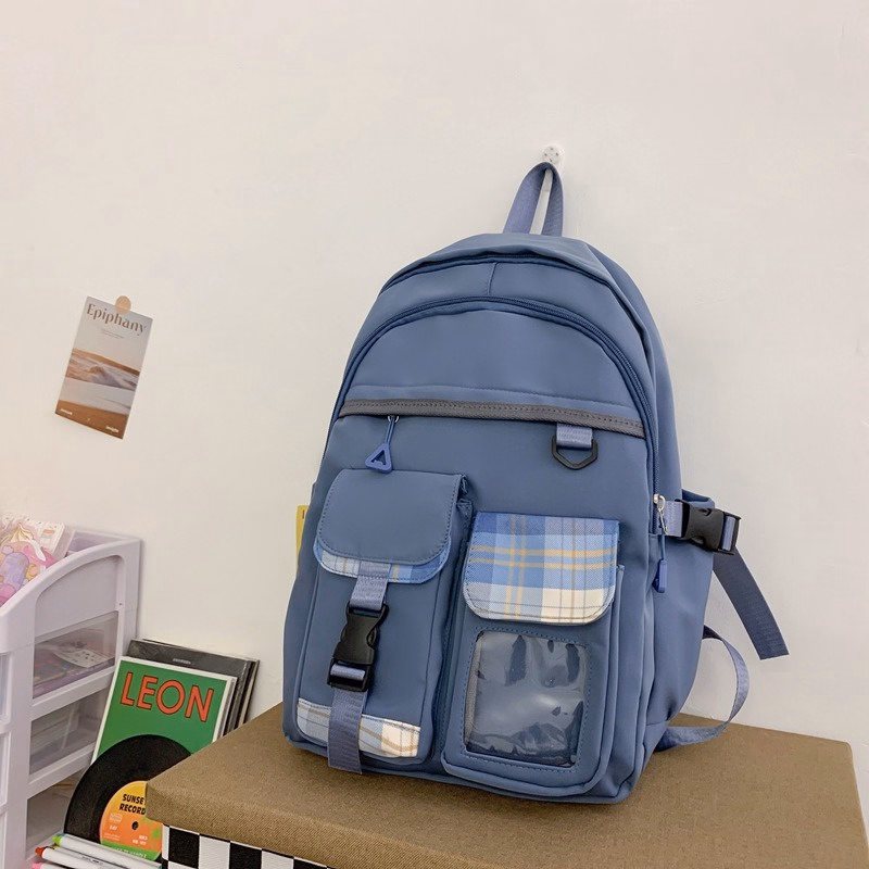 Balo Đi Học Thiết Kế Đơn Giản Nhiều Ngăn 761 - Larita Fashion - Ảnh 2