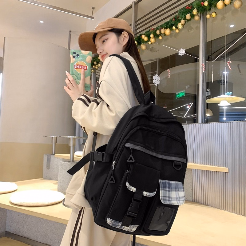 Balo Đi Học Thiết Kế Đơn Giản Nhiều Ngăn 761 - Larita Fashion - Ảnh 12