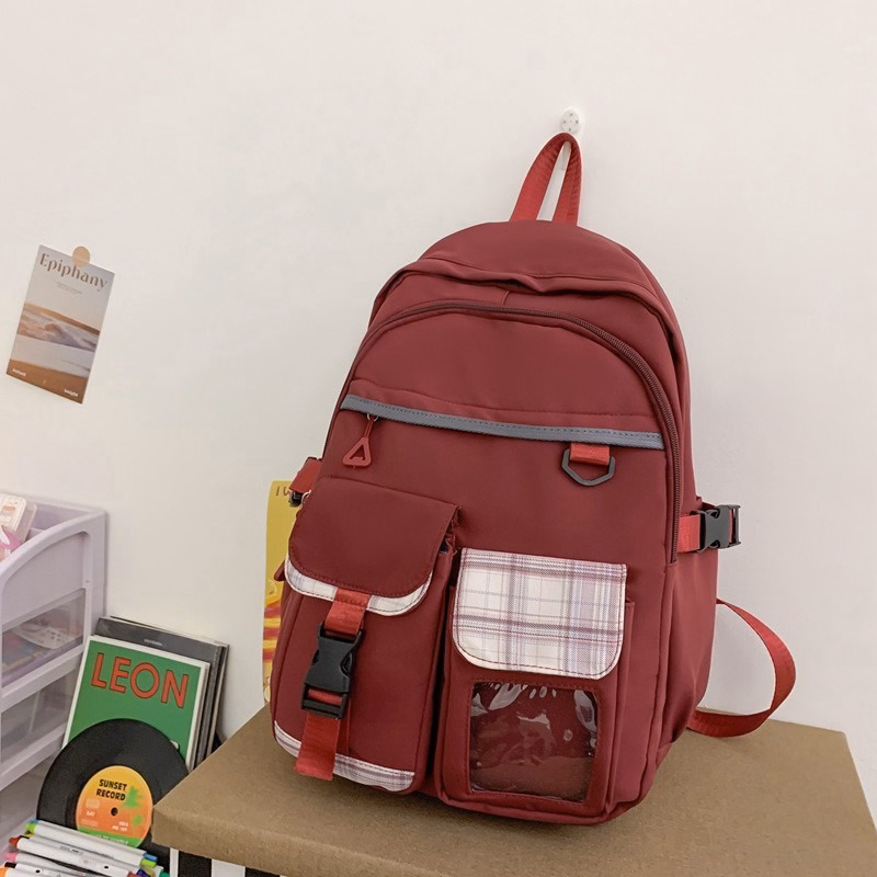 Balo Đi Học Thiết Kế Đơn Giản Nhiều Ngăn 761 - Larita Fashion - Ảnh 6