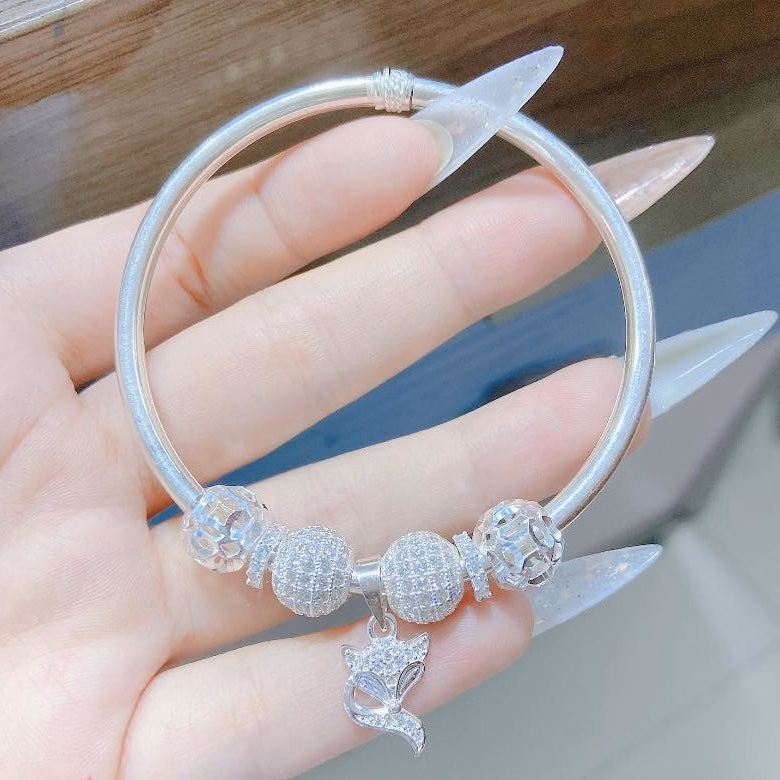 Lắc Tay Charm Hồ Ly Bạc Ta Có Thẻ Hóa Đơn - Thắng Giang - Ảnh 2