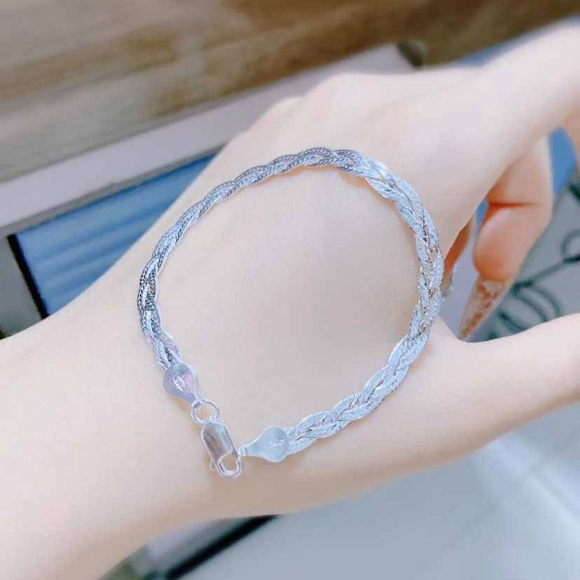 Vòng Tay Bính Tết Bạc Ta Cao Cấp Có Thẻ Hóa Đơn - Thắng Giang - Ảnh 2