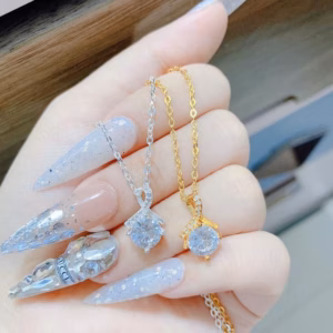 Dây Chuyền Mặt Đá Bạc Ta Cao Cấp Có Thẻ Hóa Đơn - Thắng Giang