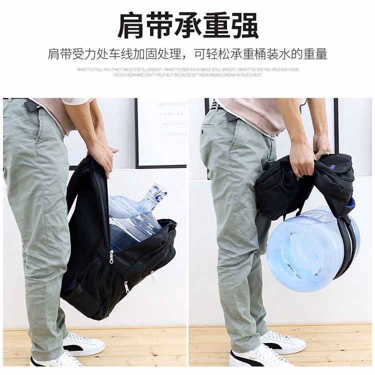 Balo Du Lịch Chống Thấm Vải Oxford Thời Trang Nam Nữ Siêu Bền Pp332 - Pipi Store - Ảnh 15