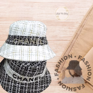 Mũ Bucket, Nón Tai Bèo Thời Trang Nam Nữ Họa Tiết Logo Chanel - Shop Mẹ Bống