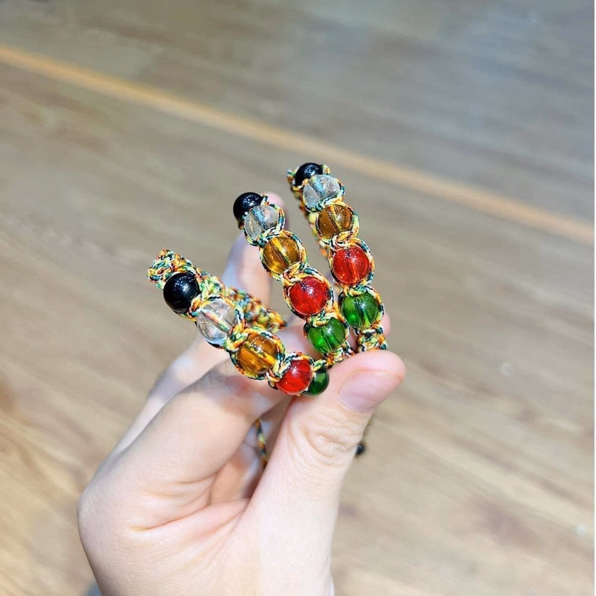 Vòng Tay Ngũ Hành Tết Chỉ Ngũ Sắc Màu Hỗn Hợp - Thắng Giang - Ảnh 4