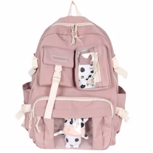 Balo Đi Học Túi Hộp Phối Mica Cá Tính Sa126 - Sam Store