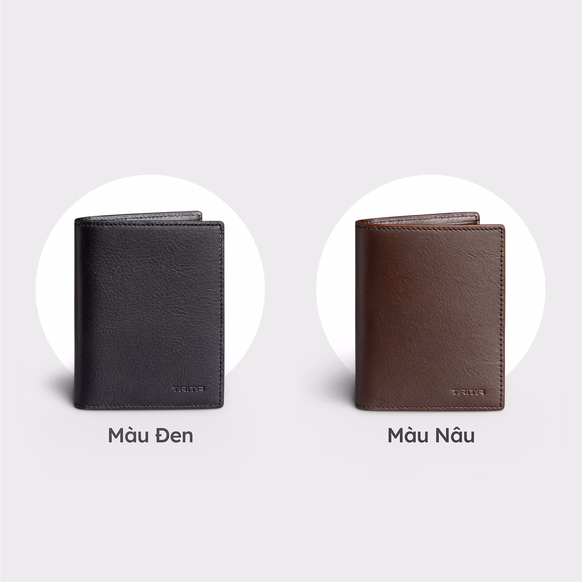 Ví Nam Da Bò Dáng Đứng Basic Rvn22 - Trita - Ảnh 11