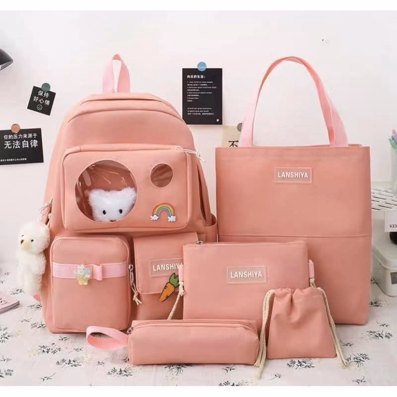 Set Balo 4 Món Phối Hộp Kiếng Demeibag Sa127 - Sam Store - Ảnh 4