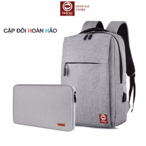 Combo Balo Laptop Và Túi Chống Sốc Laptop Hr237Tc001 - Haras
