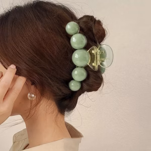 Set 3 Kẹp Tóc Ngọc Xanh Siêu Xinh - Su Clothing