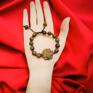 Vòng Tay Hoa Mẫu Đơn Trầm Hương Tốc Thắt Dây - Thắng Giang