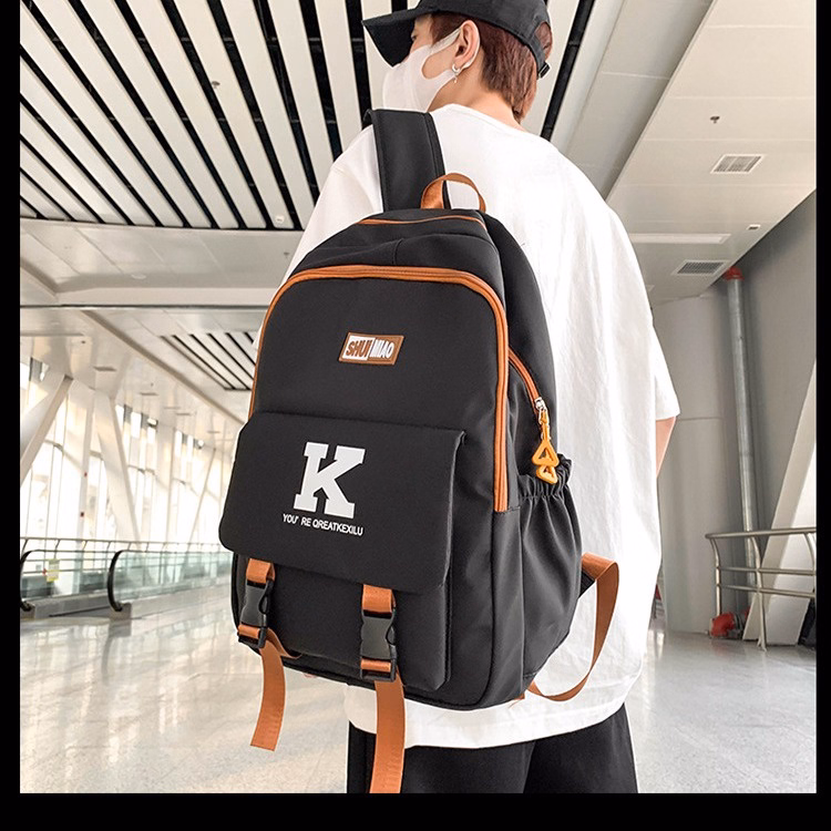 Balo Thời Trang Nam Nữ Nhiều Ngăn Chống Nước Tiện Dụng Wh338 - Winnie House - Ảnh 8