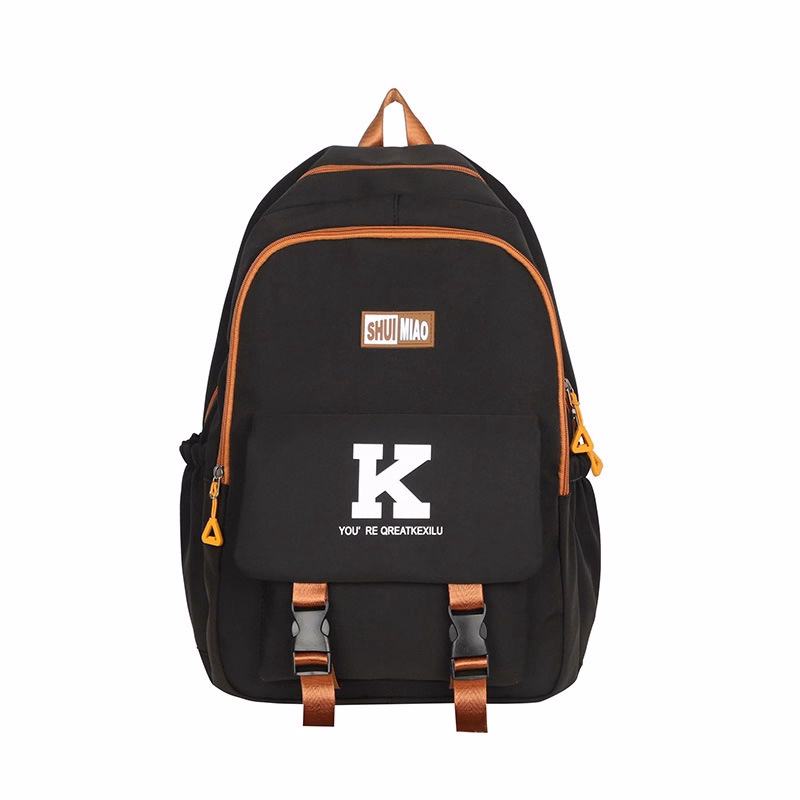 Balo Thời Trang Nam Nữ Nhiều Ngăn Chống Nước Tiện Dụng Wh338 - Winnie House - Ảnh 4