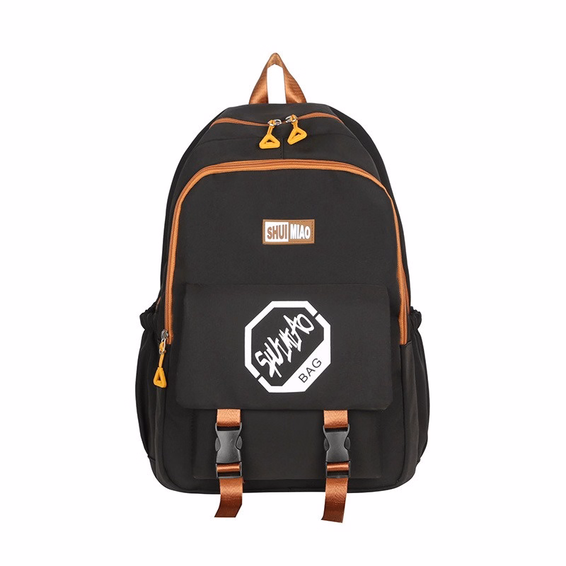 Balo Thời Trang Nam Nữ Nhiều Ngăn Chống Nước Tiện Dụng Pp338 - Pipi Store - Ảnh 7