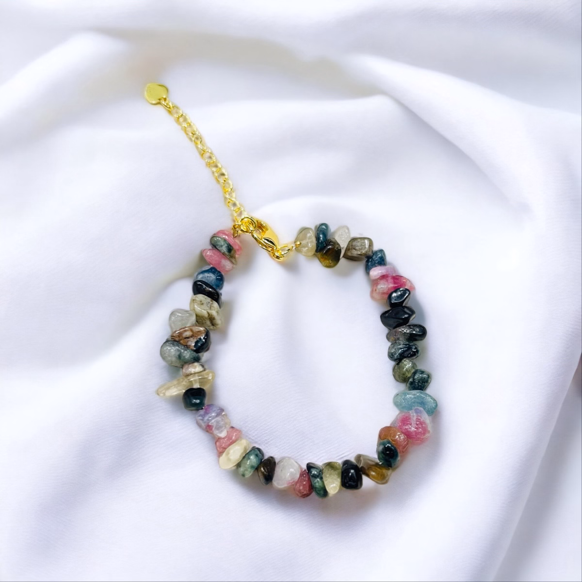 Vòng Tay Đá Tourmaline Thiên Nhiên - Thắng Giang