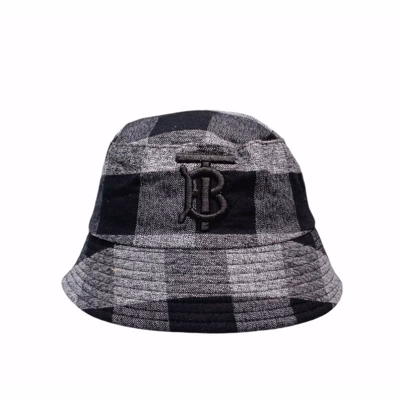 Mũ Bucket Vành Cụp Unisex Caro Sọc Vải Nỉ Thêu Chữ B Sa150 - Sam Store - Ảnh 6