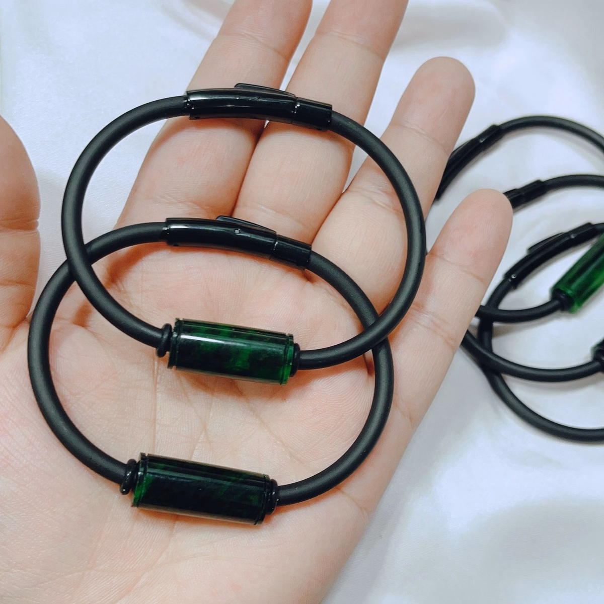 Vòng Tay Nam Lu Thống Ngọc Cẩm Thạch Sơn Thủy Thiên Nhiên - Thắng Giang - Ảnh 4