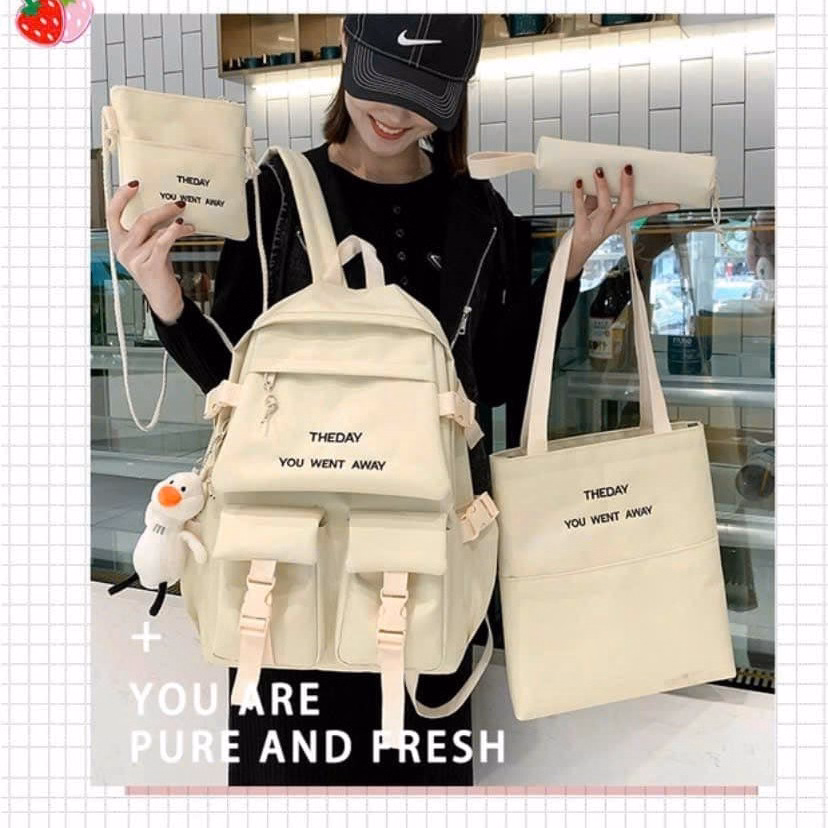 Set Balo 4 Món The Day Vừa A4 Thời Trang Sa151 - Sam Store