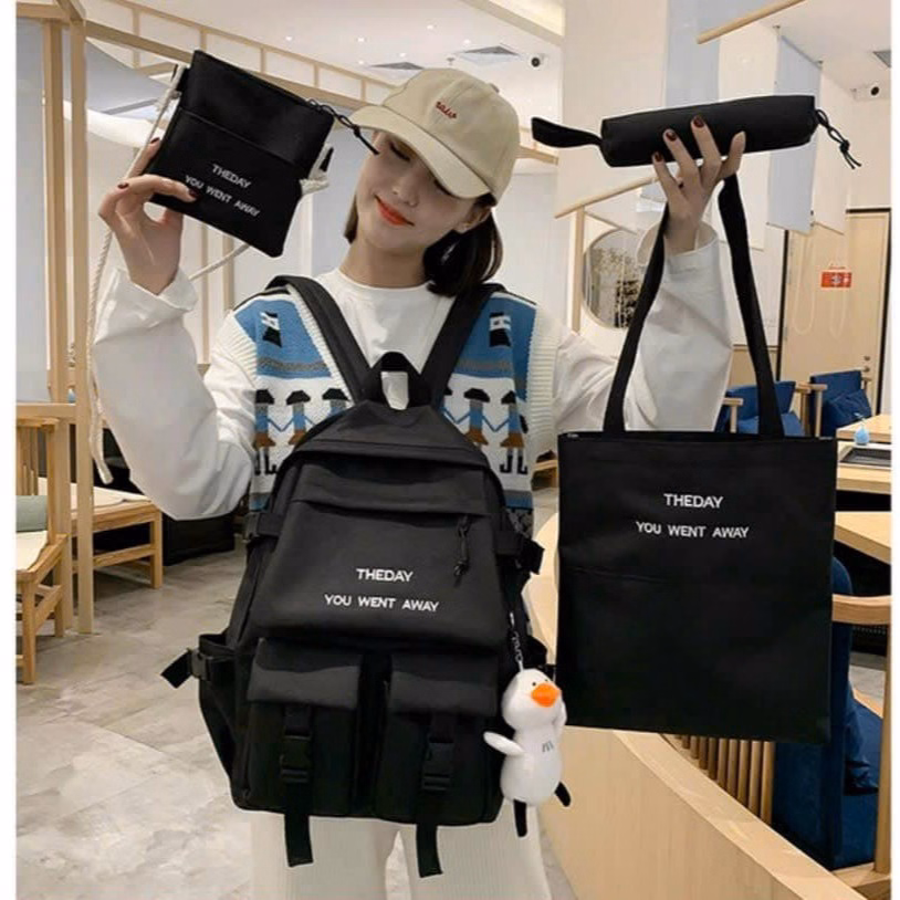 Set Balo 4 Món The Day Vừa A4 Thời Trang Sa151 - Sam Store - Ảnh 4