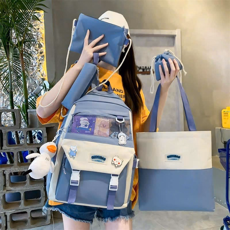 Set Balo 4 Món The Day Vừa A4 Thời Trang Sa152 - Sam Store - Ảnh 7