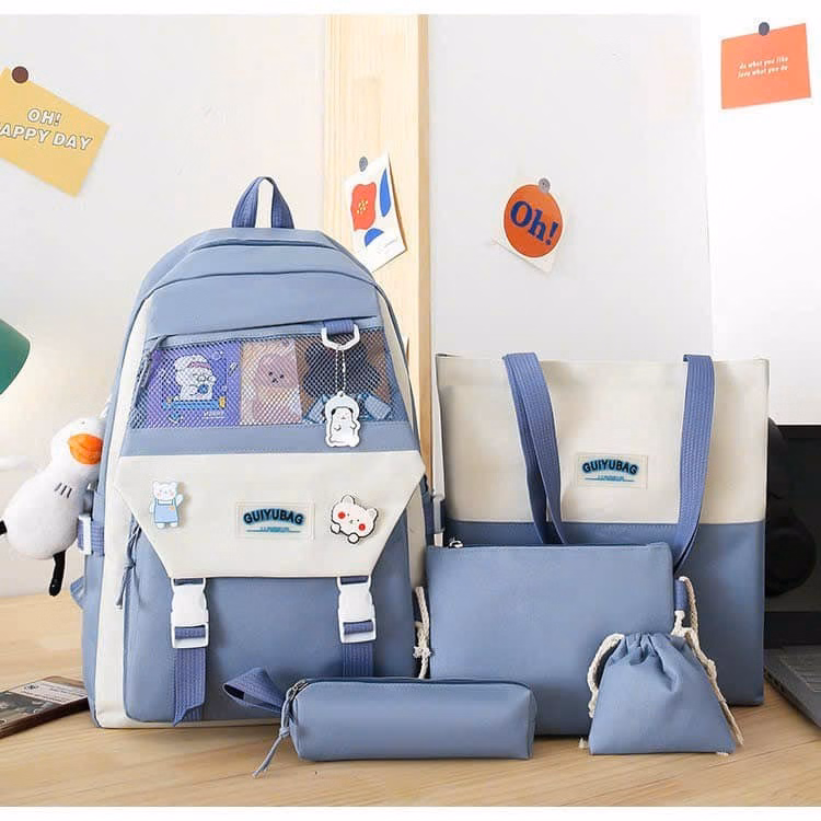 Set Balo 4 Món The Day Vừa A4 Thời Trang Sa152 - Sam Store - Ảnh 2