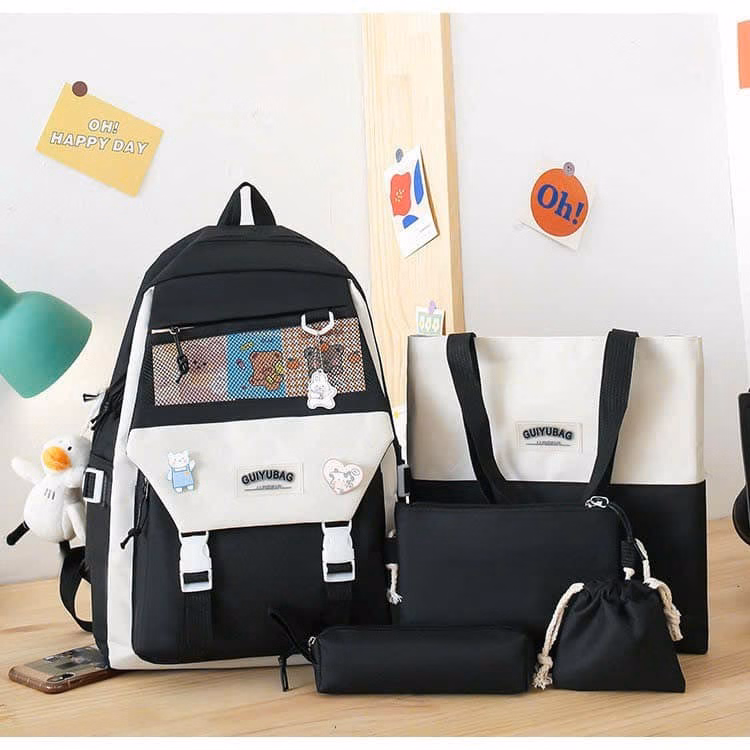 Set Balo 4 Món The Day Vừa A4 Thời Trang Sa152 - Sam Store - Ảnh 4