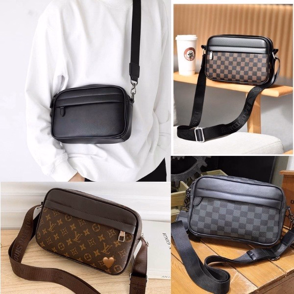 Túi Đeo Chéo, Đeo Vai Nam Nhiều Ngăn Đựng Điện Thoại Phong Cách Wh341 - Winnie House