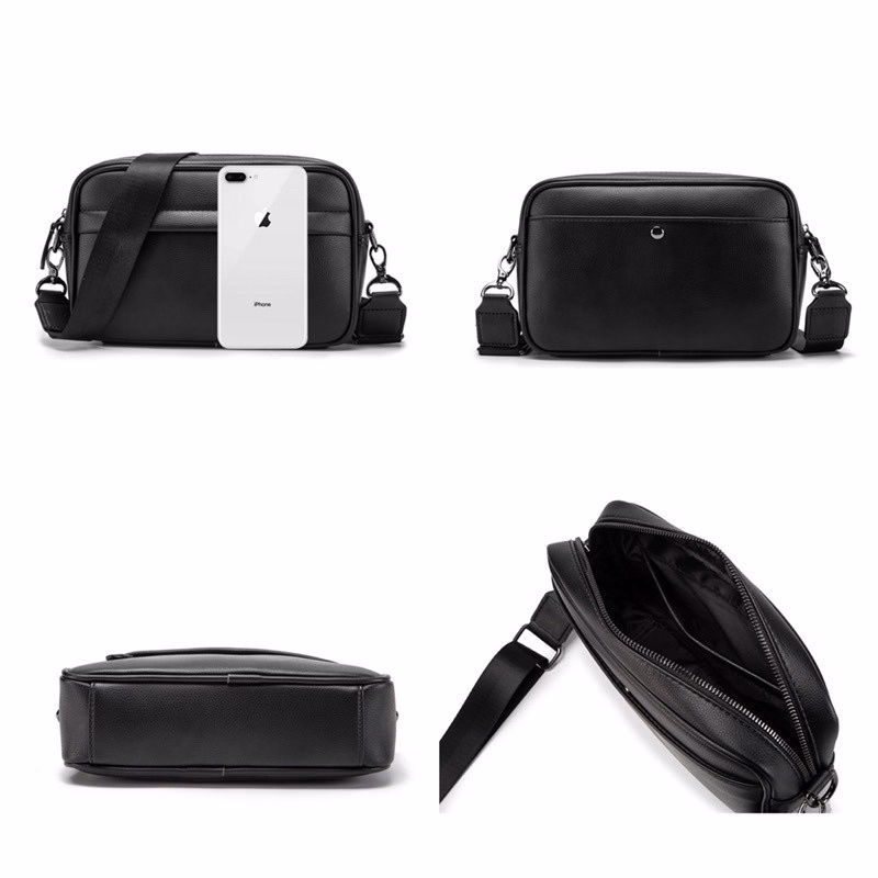 Túi Đeo Chéo, Đeo Vai Nam Nhiều Ngăn Đựng Điện Thoại Phong Cách Wh341 - Winnie House - Ảnh 4