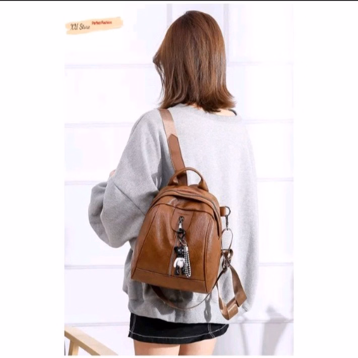 Balo Nữ Mini Nhỏ Gọn Thời Trang Du Lịch Đi Chơi Phong Cách Cá Tính - Shop Mẹ Bống - Ảnh 6