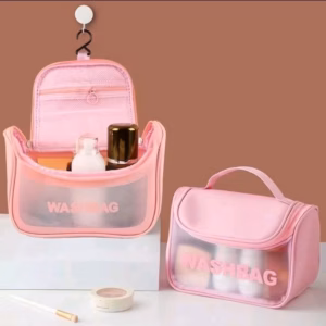 Túi Đựng Mĩ Phẩm Đi Du Lịch Mini Nhỏ Gọn Bằng Nhựa Chống Thấm - Shop Mẹ Bống