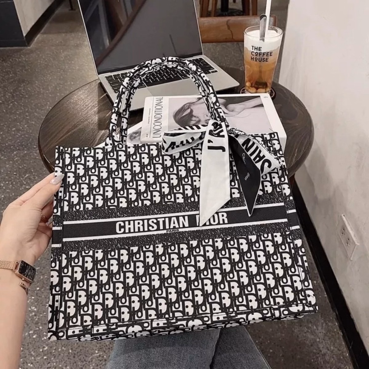 Túi Xách Nữ, Túi Tote Thổ Cẩm Di.Or Công Sở Đựng Vừa A4 Chất Đẹp Wh345 - Winnie House - Ảnh 4