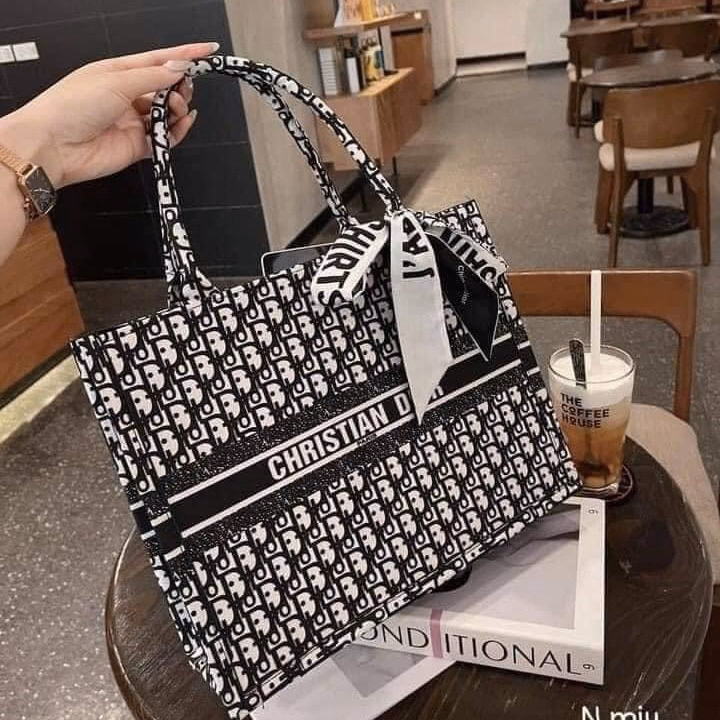 Túi Xách Nữ, Túi Tote Thổ Cẩm Di.Or Công Sở Đựng Vừa A4 Chất Đẹp Wh345 - Winnie House - Ảnh 2