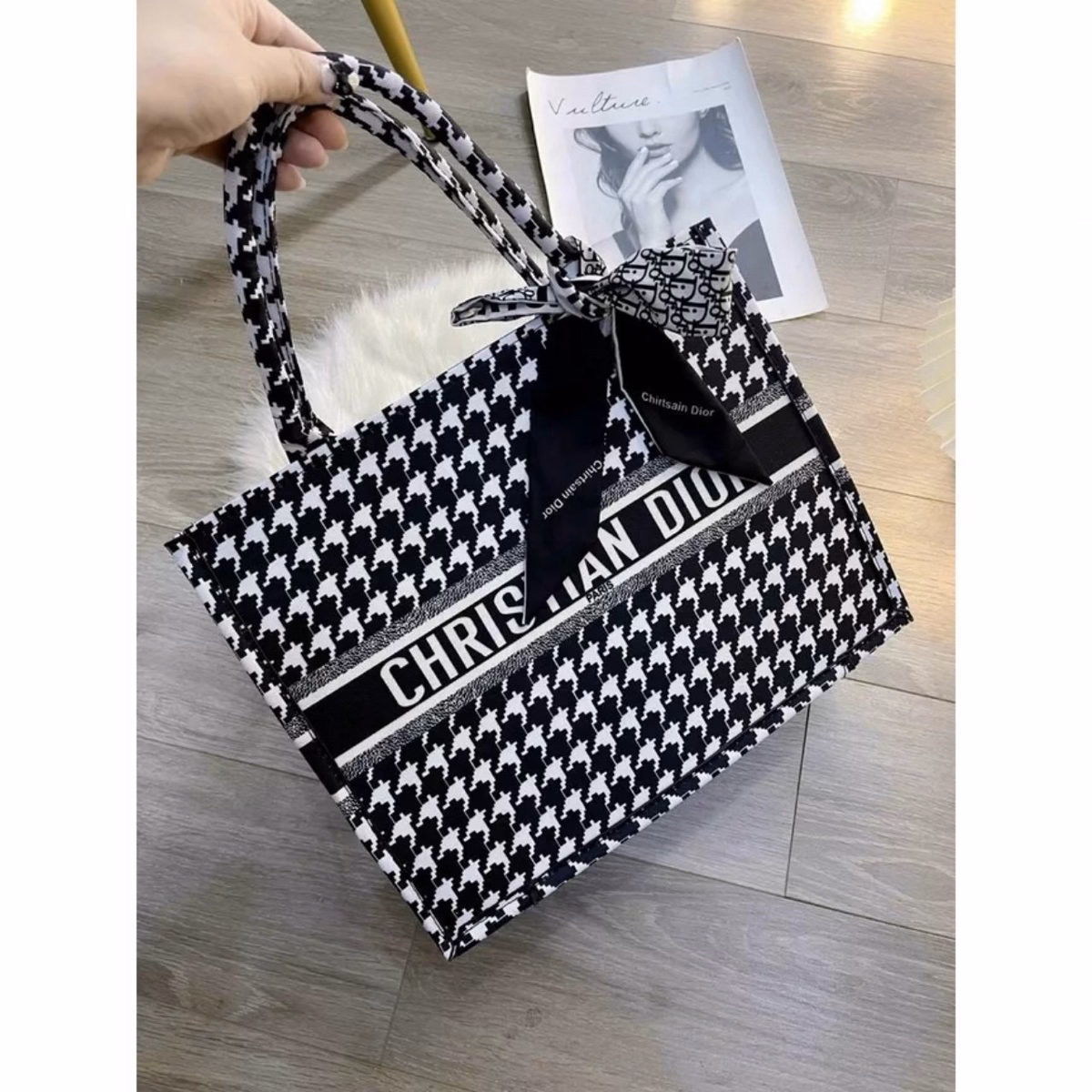 Túi Xách Nữ, Túi Tote Thổ Cẩm Di.Or Công Sở Đựng Vừa A4 Chất Đẹp Wh345 - Winnie House - Ảnh 8