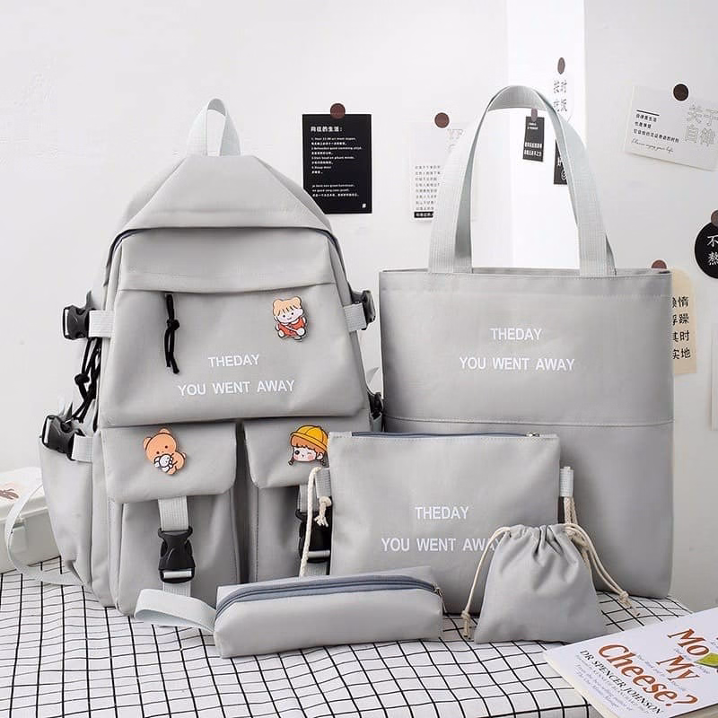 Set Balo 4 Món The Day Phối Màu Vừa A4 Sa123 - Sam Store - Ảnh 6