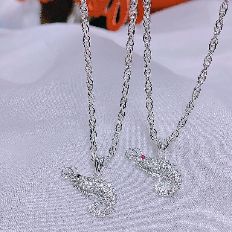 Dây Chuyền Tôm Bạc Ta Dành Cho Bé Có Thẻ Hóa Đơn - Thắng Giang - Ảnh 2