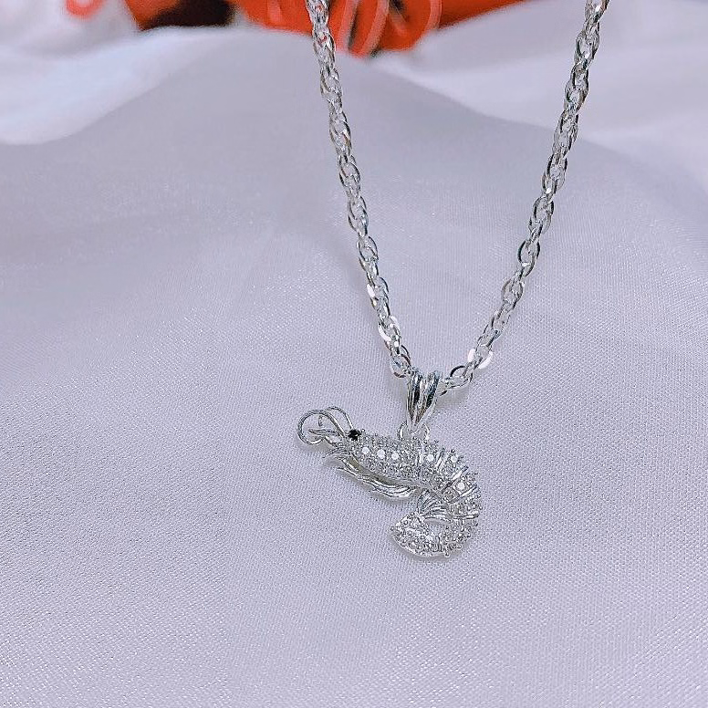 Dây Chuyền Tôm Bạc Ta Dành Cho Bé Có Thẻ Hóa Đơn - Thắng Giang - Ảnh 4